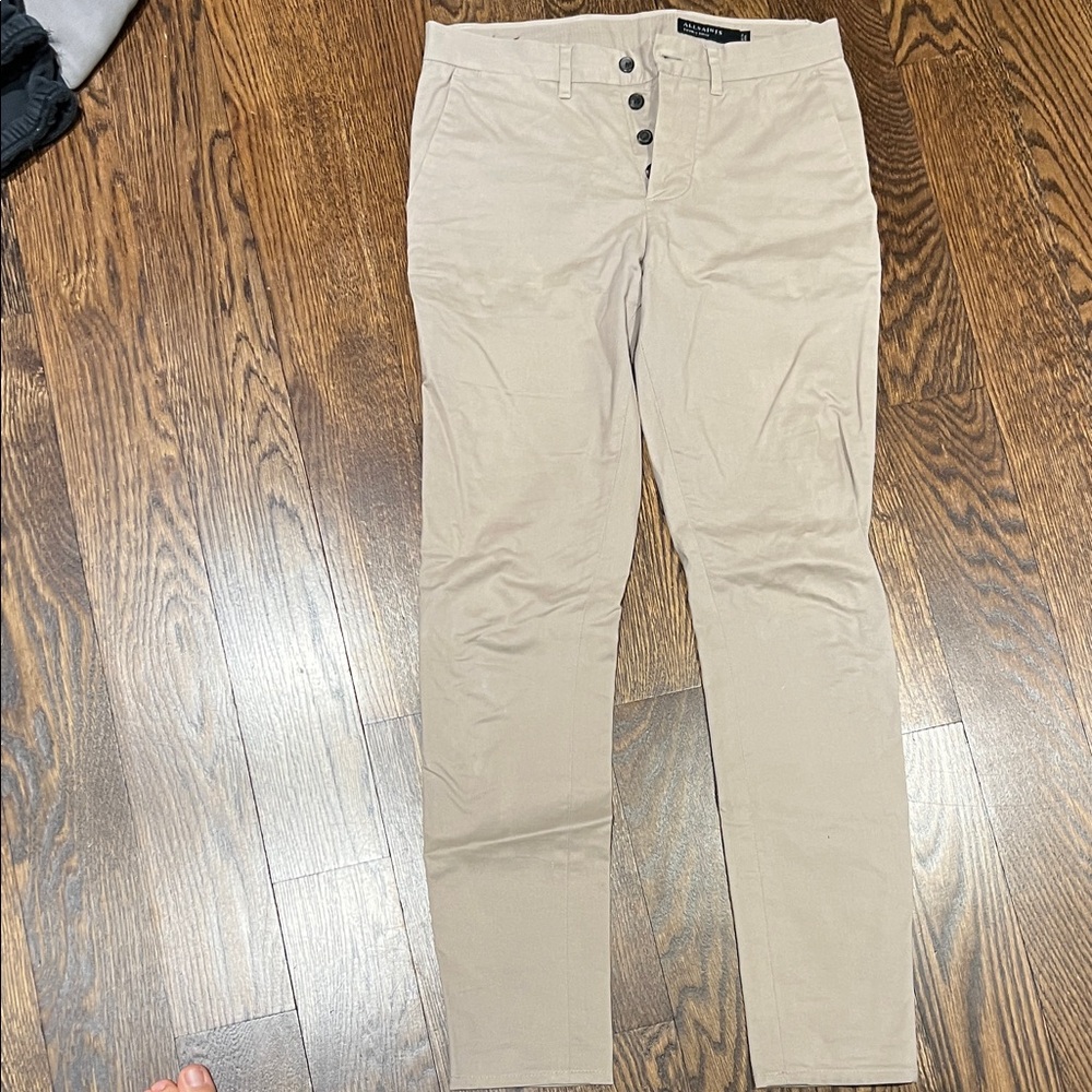 All Saints Beige Chinos